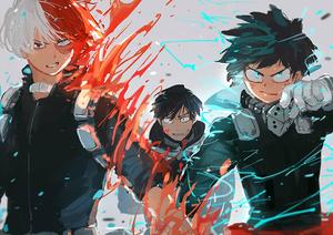 All Might's Two Proteges Join Forces my hero academia wallpaper