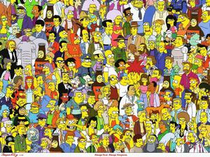 All The Simpsons Characters simpsons wallpaper