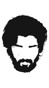 Allu Arjun HD Face Silhouette allu arjun hd wallpaper