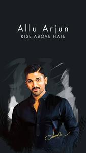 Allu Arjun HD Rise Above Hate allu arjun hd wallpaper
