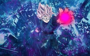 Almighty Goku Black in fearless action goku black wallpaper