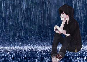 Alone Boy In The Rain alone boy wallpaper
