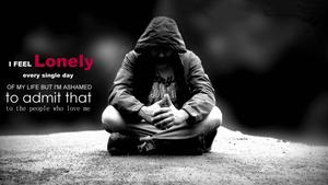 Alone Boy Siting On The Rock alone boy wallpaper