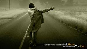 Alone Boy Walking In The Highway alone boy wallpaper