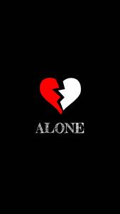 Alone Broken Heart Black broken heart black wallpaper