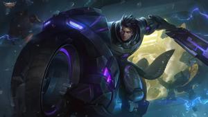 Alucard's Obsidian Blade power stance in Mobile Legends. mobile legends wallpaper