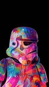 Amoled Colorful Stormtrooper amoled wallpaper