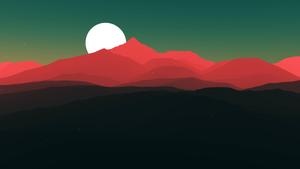 Amoled Mountain Ranges amoled wallpaper