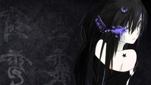 An Adorable Dark Anime Girl cute dark anime wallpaper