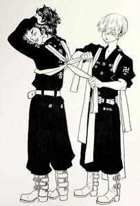 An animated image of the Tokyo Revengers characters fighting tokyo revengers wallpaper