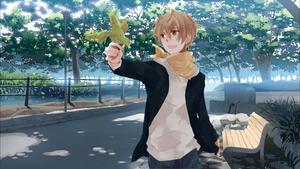 An Anime Boy with a Serious Expression anime boy wallpaper