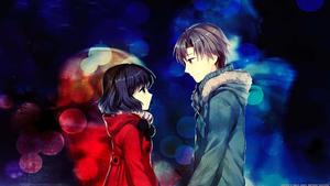 An Anime Couple Sharing a Moment anime couple wallpaper