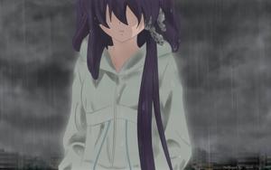 An anime girl overwhelmed by sadness sad anime wallpaper