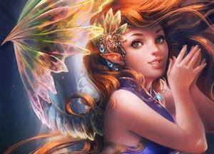 An Elven Maiden of Fantasy girl wallpaper