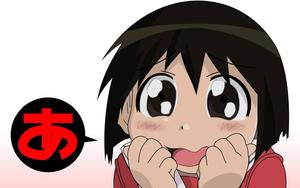 An Emotional Anime Girl cartoon wallpaper