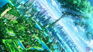 An Enchanting Anime Scenery anime scenery wallpaper