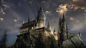 An Enchanting Evening at Hogwarts hogwarts wallpaper