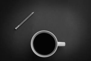 An Enjoyable Cup of Black Coffee black wallpaper