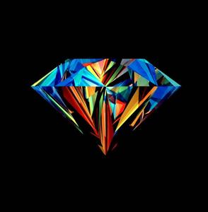 An Eye-Catching and Cool 3D Diamond cool wallpaper