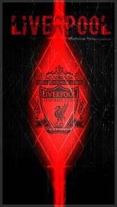 An Unique Artwork of Liverpool FC's Emblematic Team Colours Red and Black liverpool wallpaper