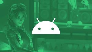 android os - a girl in a green dress