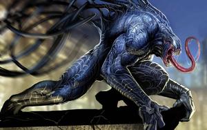 Angry Alien Symbiote Venom venom wallpaper