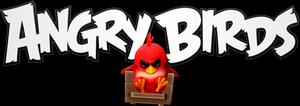 Angry Birds Red Character Logo Wallpaper