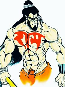 Angry Hanuman Cartoon Art angry hanuman wallpaper