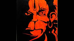 Angry Hanuman Face Artwork angry hanuman wallpaper