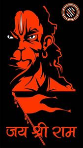 Angry Hanuman Hindu Poster angry hanuman wallpaper