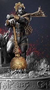 Angry Hanuman Statue angry hanuman wallpaper