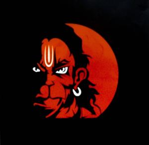 Angry Hanuman With White Earring angry hanuman wallpaper