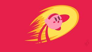 Angry Kirby Ready to Attack! kirby wallpaper