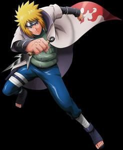 Animated Ninja Hero Action Pose minato wallpaper
