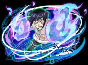 Animated Ninja With Energy Spiral hinata wallpaper