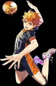 Animated Volleyball Player Action Pose hinata wallpaper