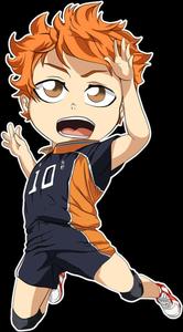 Animated Volleyball Player Hinata Action Pose hinata wallpaper