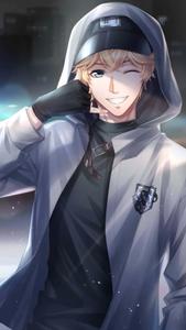 Anime Boy Celebrates His Victory anime boy wallpaper