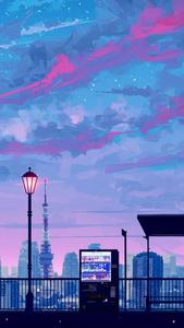 Anime City Iphone Aesthetic iphone aesthetic wallpaper
