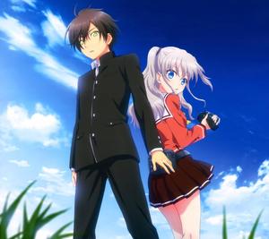 Anime Couple Charlotte anime couple wallpaper