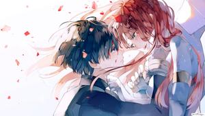 Anime Couple Darling In The Franxx anime couple wallpaper