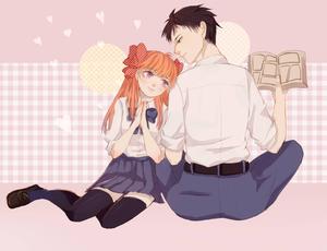 Anime Couple Monthly Girls anime couple wallpaper