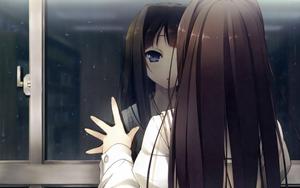 Anime Girl Lost in Her Thoughts anime girl wallpaper