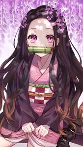 Anime Girl Nezuko Kamado anime girl wallpaper