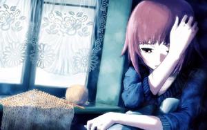 Anime Girl Sad Alone Crying Knitting Tools anime girl sad alone wallpaper