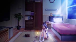 Anime Girl Sad Alone In Her Room anime girl sad alone wallpaper
