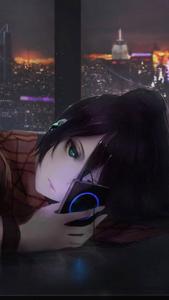 Anime Girl Sad PFP sad pfp wallpaper