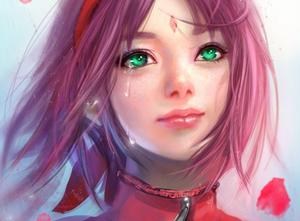 Anime Girl Sakura Haruno anime girl wallpaper