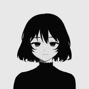 Anime Girl With Poker Face Unique Cool PFP Wallpaper