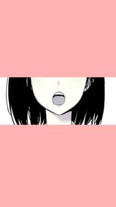 Anime Girl's Mouth PFP Aesthetic pfp aesthetic wallpaper